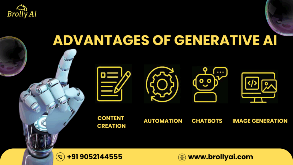 ADVANTAGES OF GENERATIVE AI