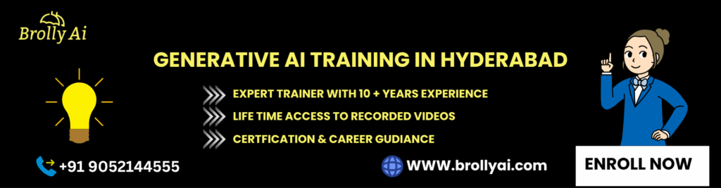 GENERATIVE AI TRAINING IN HYDERABAD BANNER