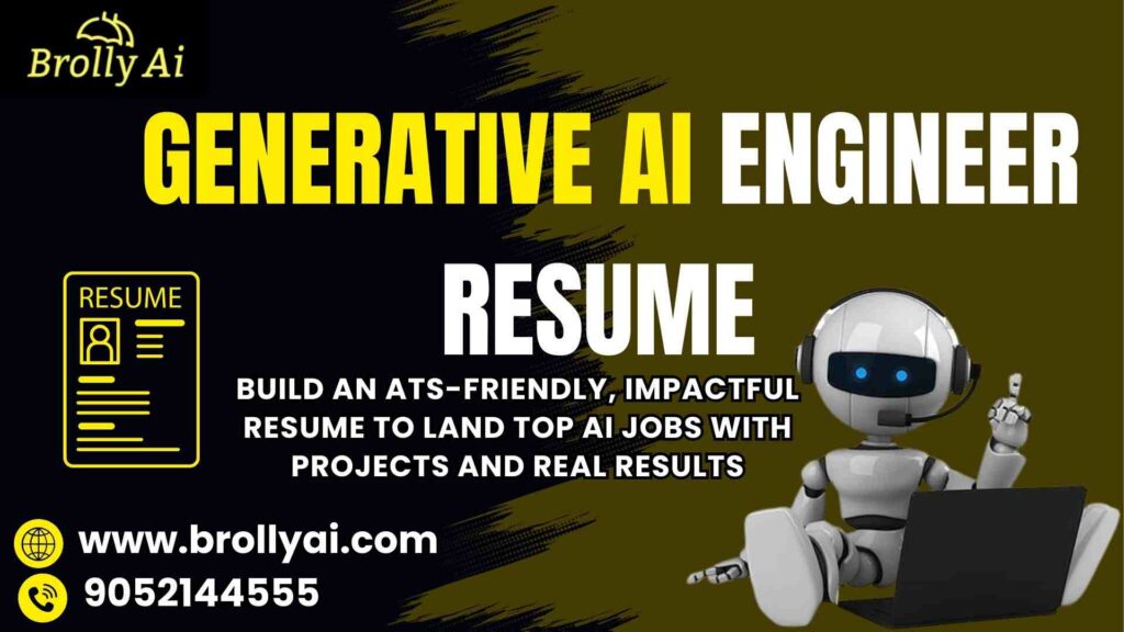Generative AI Engineer Resume