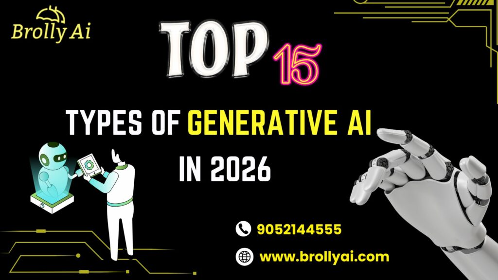 top 15 types of generative ai in 2026