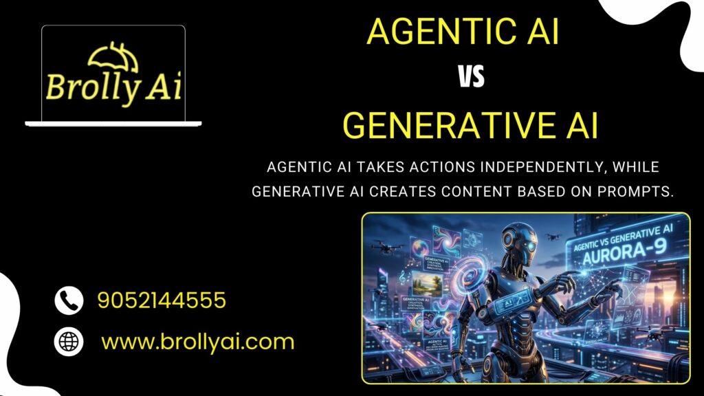 Agentic Ai vs Generative AI (1)
