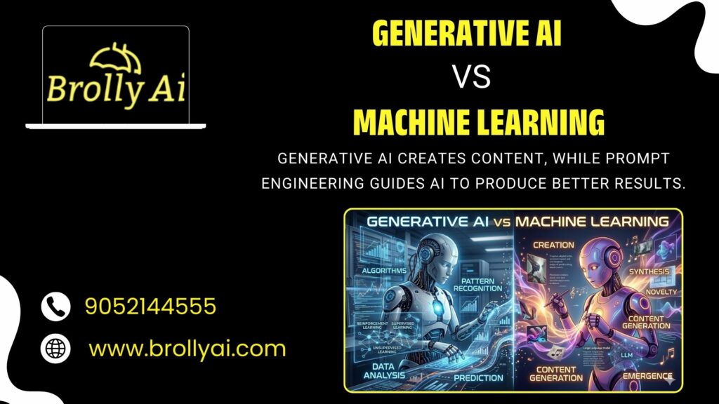 Generative AI vs Machine Learning