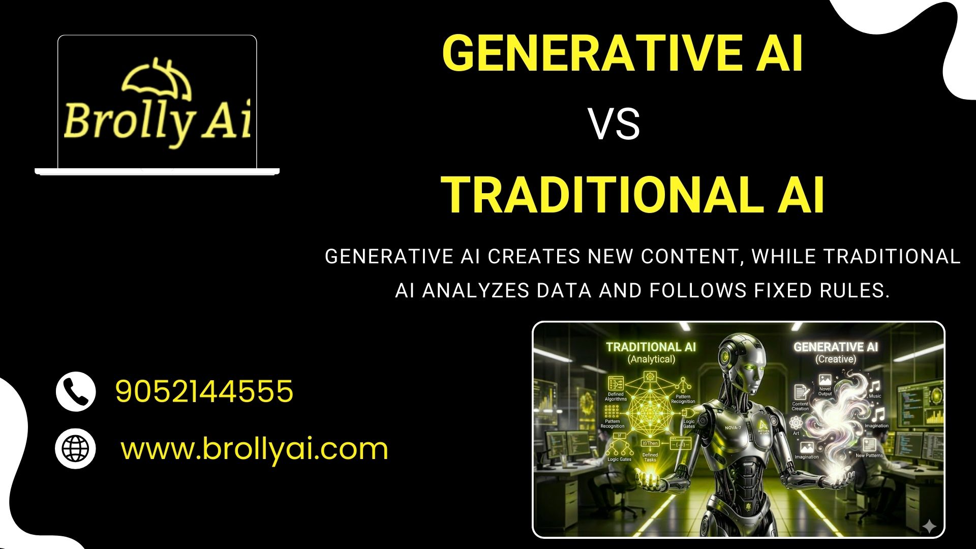 Generative AI vs Traditional AI