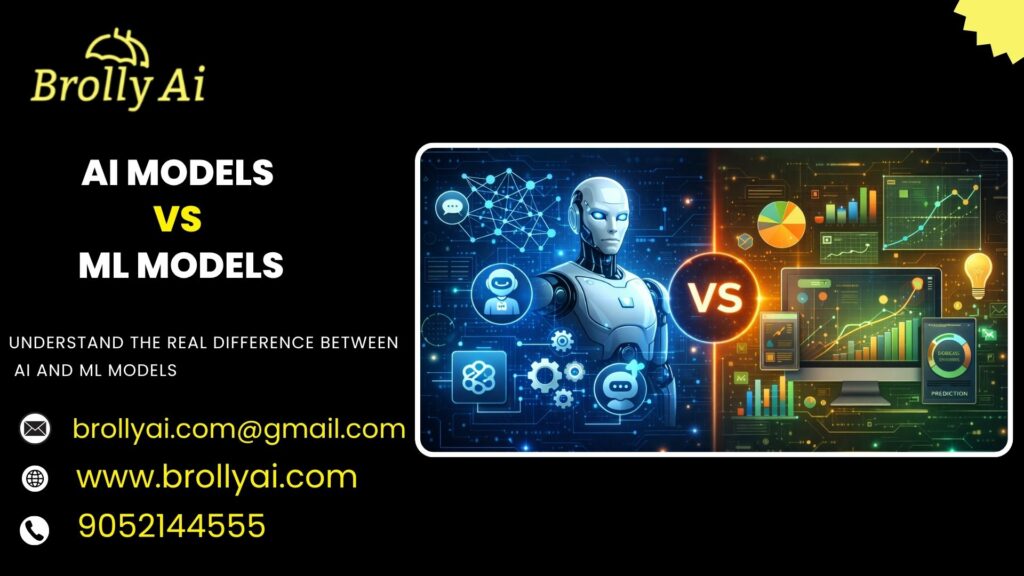 AI Models vs ML Models